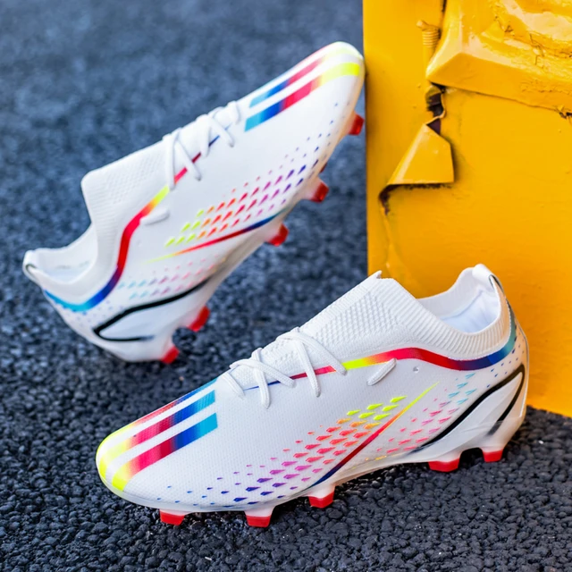 Krampon Football Boots Men Soccer Shoes Society TF/FG Cleats Sneakers Light Non-slip Futsal Kids Women Turf Sports Football Shoe 3