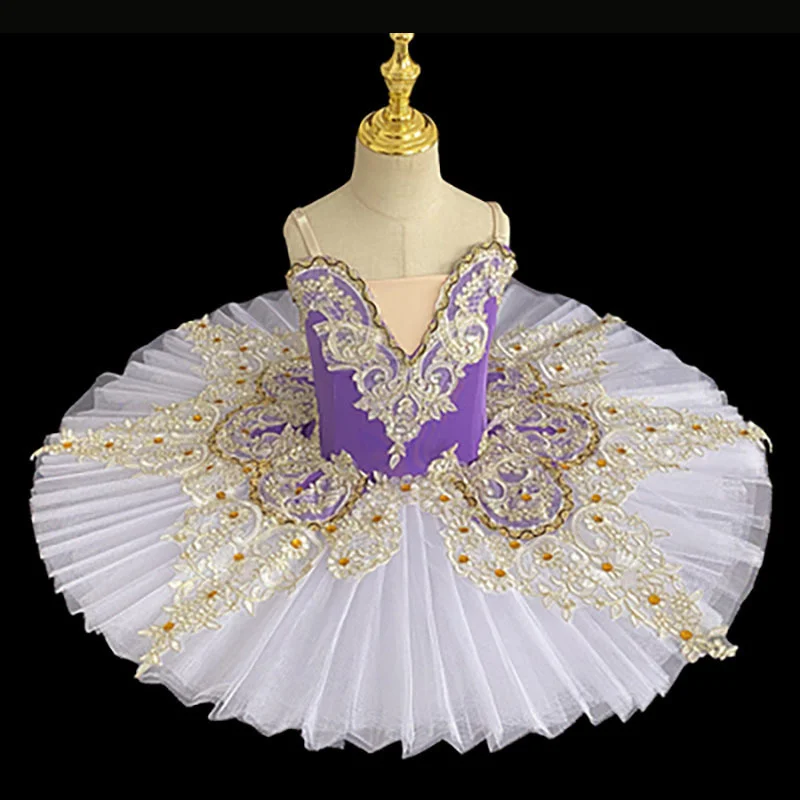 

2022 Wholesale Professional Ballet Tutu Adults Child Flower Ballet Dress For Girls Kids Leotard Ballerina Dress Women Dance Wear