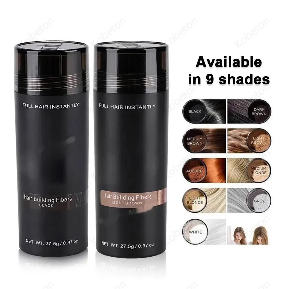

Multi-colors Hair Fibers Regrowth Powders Hair Loss Building Keratin Thickening Spray 27.5g Loss Products Instant Wig Dropship
