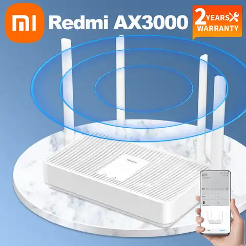 [RU Stock]Xiaomi Redmi Ax3000 Wifi роутер усилитель сигнала ретранслятор Расширенный гигабитный усилитель Wifi 6 Nord vpn-сетка 5 ГГц Wifi роутер