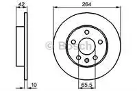 

986478884 inch rear brake disc (5 wheel bolt) ASTRA H MERIVA B CORSA C ASTRA G 2.0DI 16V 16V-V-16V