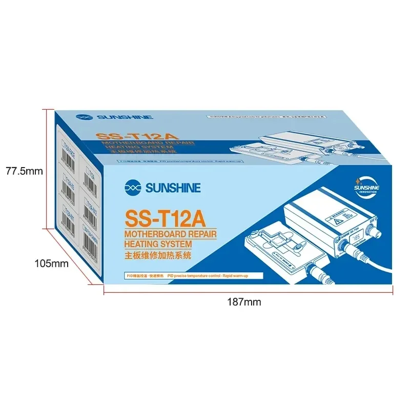 SUNSHINE SS-T12A комплект паяльной станции инструмент для ремонта материнской платы