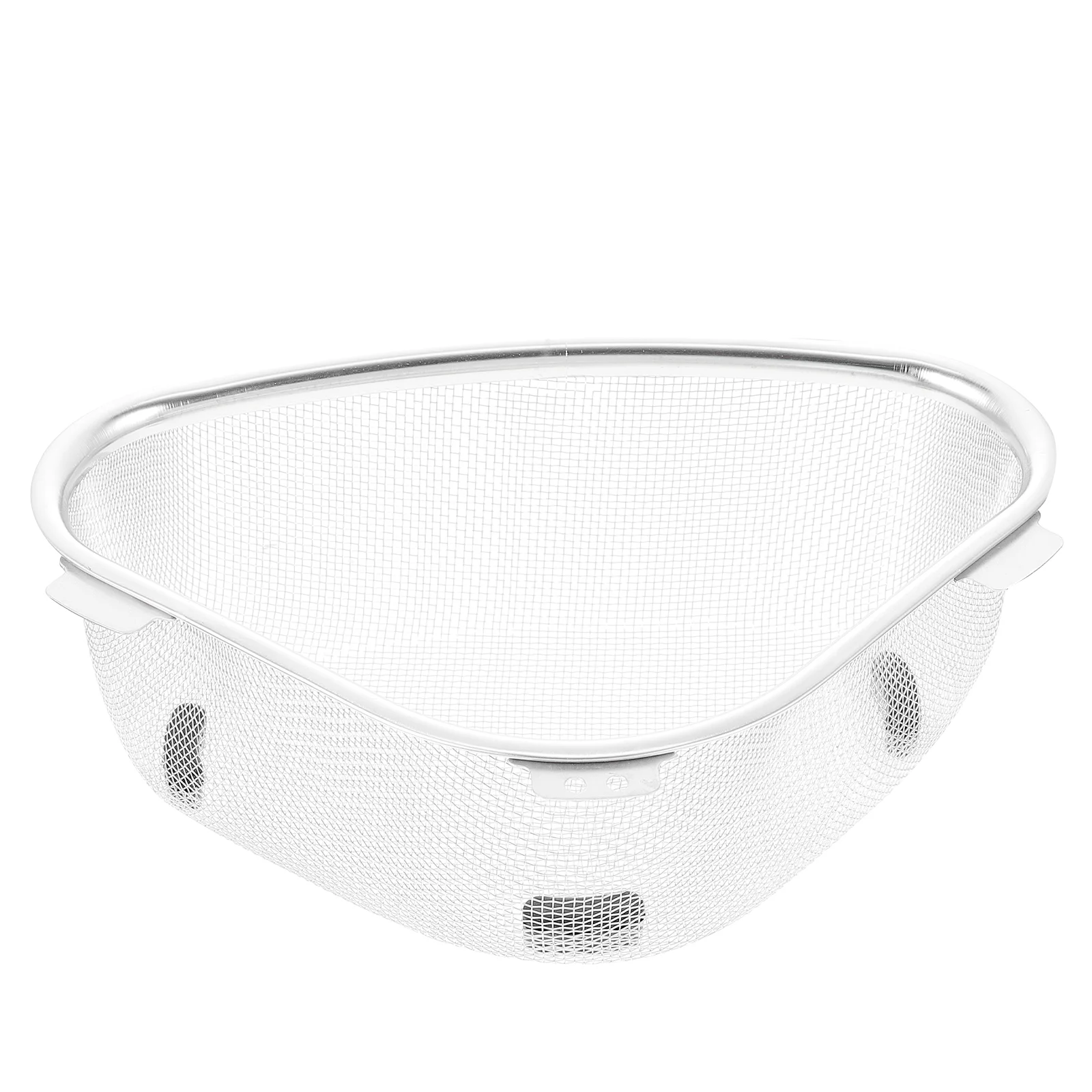 

Sink Strainer Basket Kitchen Triangle Triangular Rack Drain Drying Colander Corner Filter Steel Stainless Over Shelf Drainer