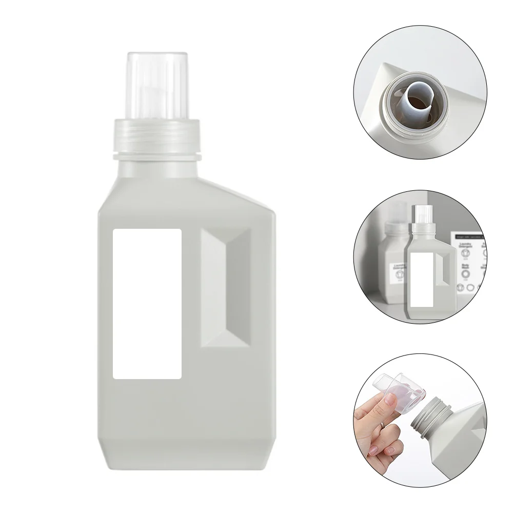 

Plastic Detergent Container Detergent Holder Laundry Soap Dispenser Containers Lids Bottled Softener Empty Bottle Jug