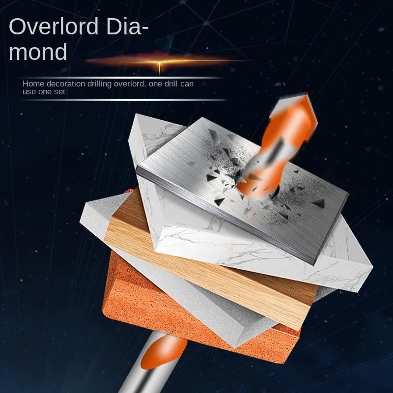 

Сверло Overlord сверление 6 мм сверхтвердый сплав бетона цемента стен overlord сверло электрическая дрель треугольная Керамическая Плитка сверло