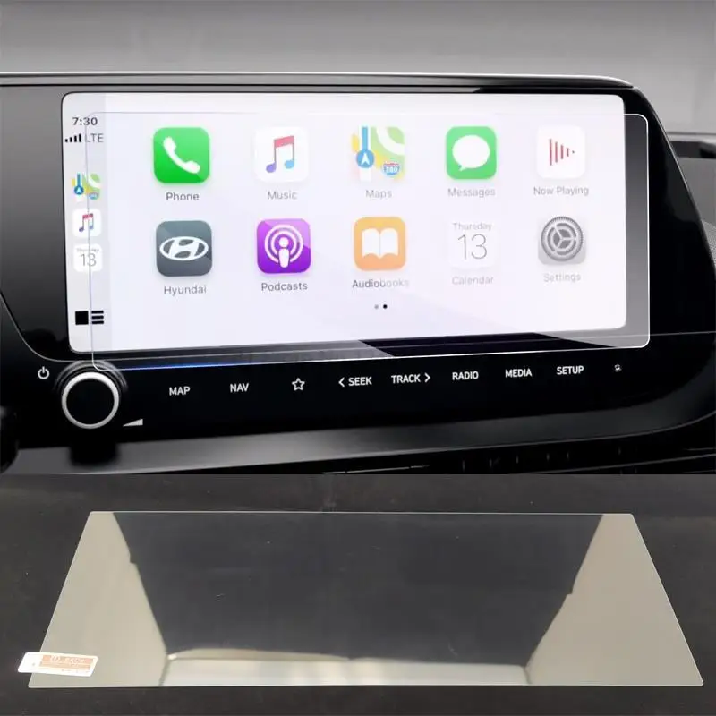 Защита экрана из закаленного стекла для Hyundai i20 2021-2022, 10,25 дюйма, автомобильная система связи, радио, GPS, консоль, навигация