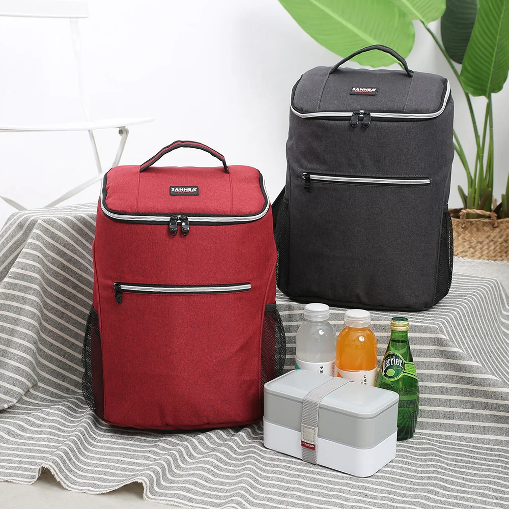 Waterproof Polyester Insulated Box Outdoor Picnic Red Wine B