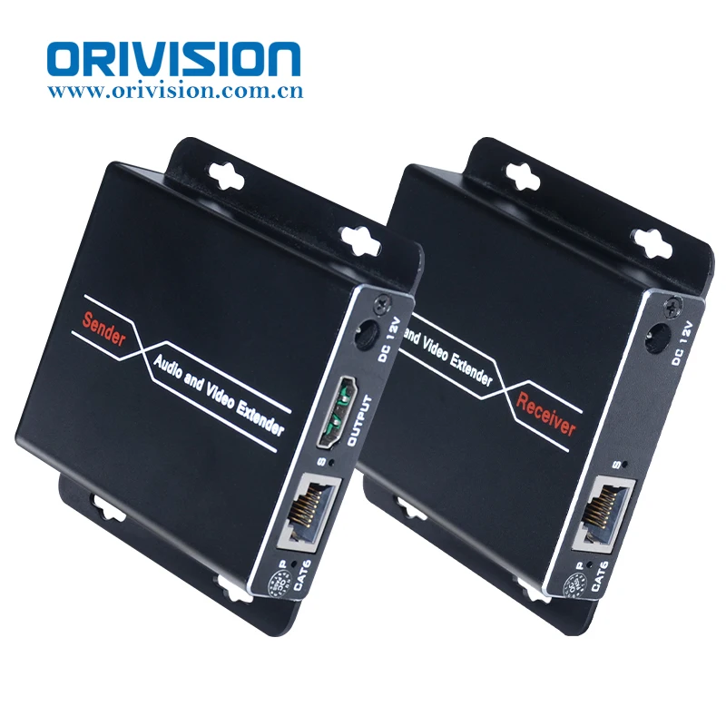 

1080P HDMI KVM Extender over IP 60M 196ft USB Converter HDMI to RJ45 Signal extender audio video transmitter receiver