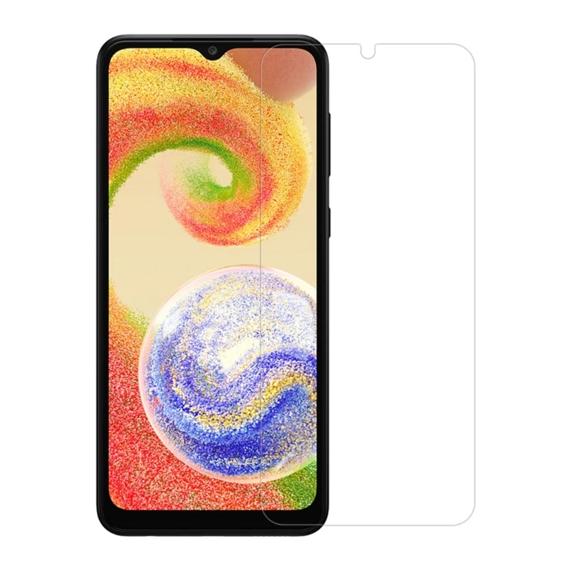 

Закаленное стекло без пузырьков от отпечатков пальцев для A04/A04S/A04E, защита экрана, защитная пленка для камеры телефона, полное покрытие 39XC