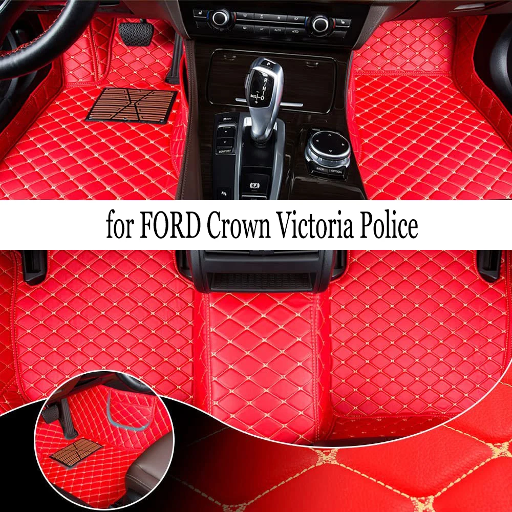 

Автомобильный напольный коврик HUTECRL для FORD Crown Victoria Police, обновленная версия 2005-2012 года, Аксессуары для ног, ковры