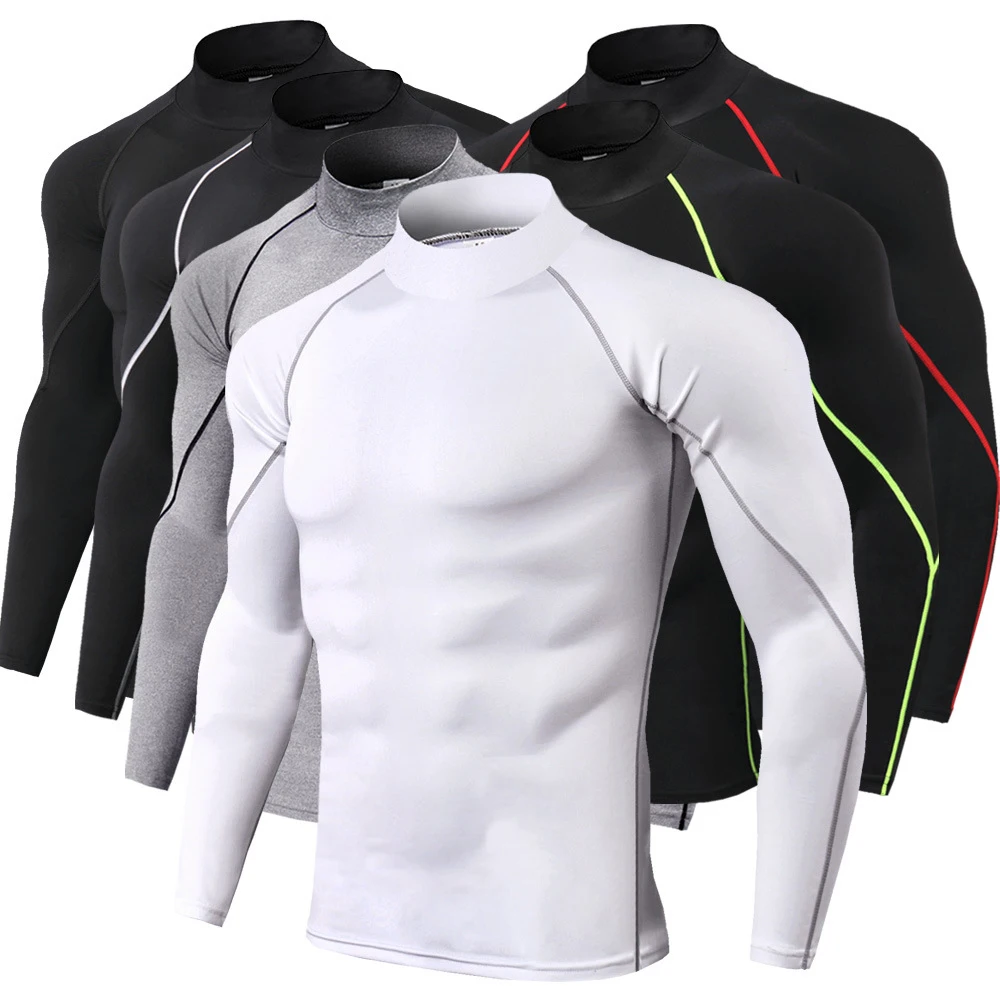 Tops Thermal Underwear Sports Tee Shirts Thermo Top Winter Autumn Clothes Blouse Comfortable Fitness Male Breathable