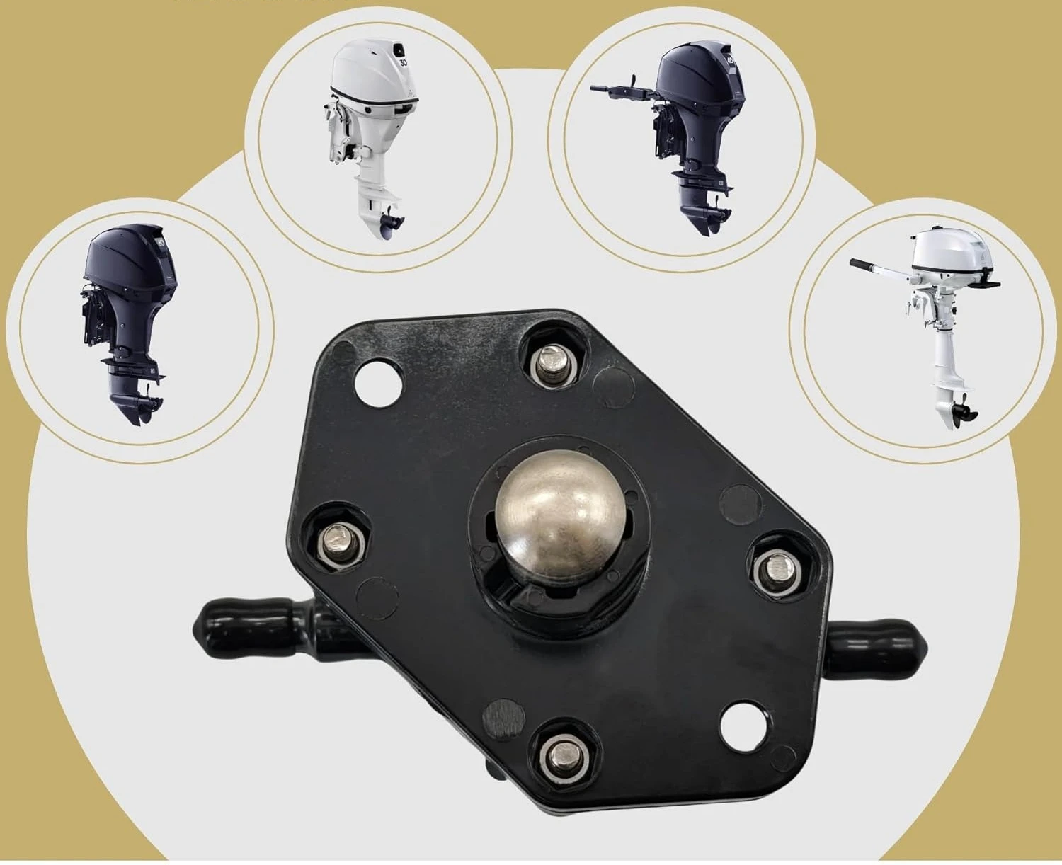 Фото Топливный насос 6C524410 для подвесных лодочных моторов Yamaha 4-тактных F T 30 40 50 60 л.с. 6C5-24410-00 №2