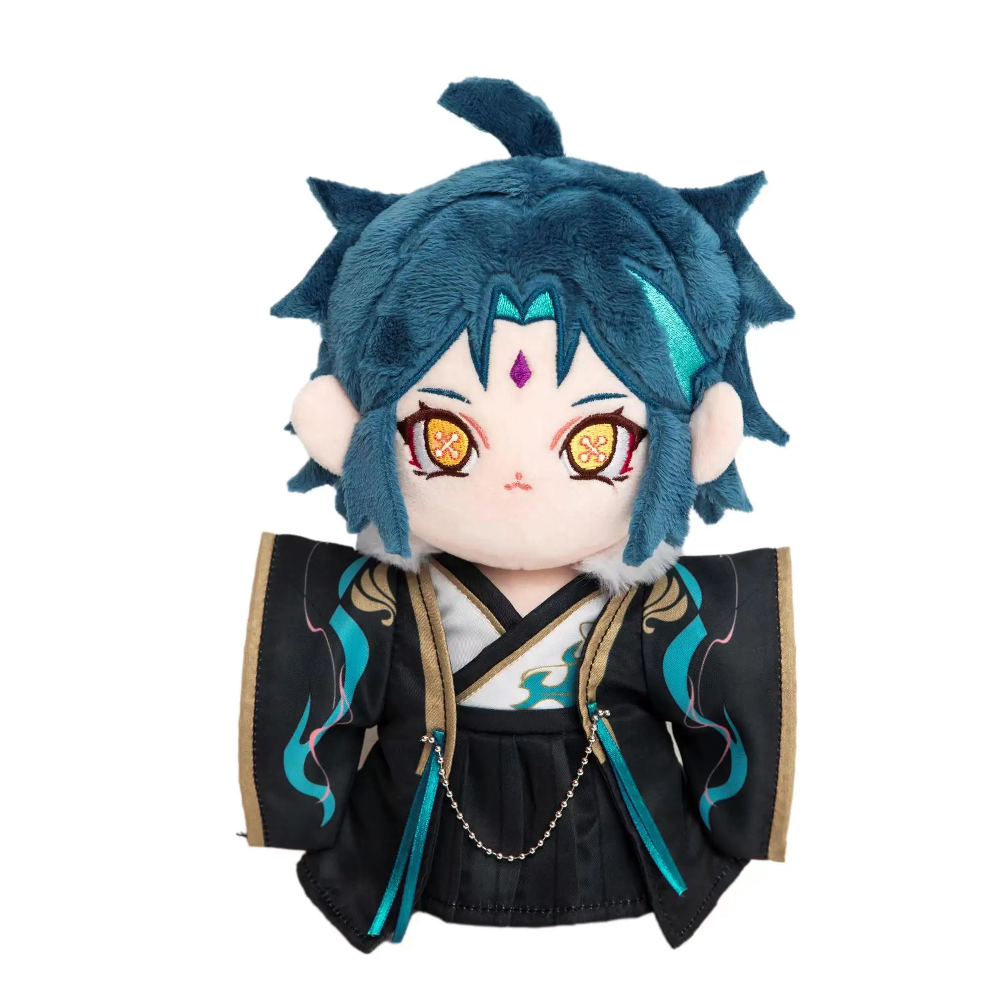 

Game Anime Genshin Impact Xiao 20cm Cute Dress Up Uniform Outfit Plush Toy Doll and Cloth Pillow Cosplay Plushie Collection Gift