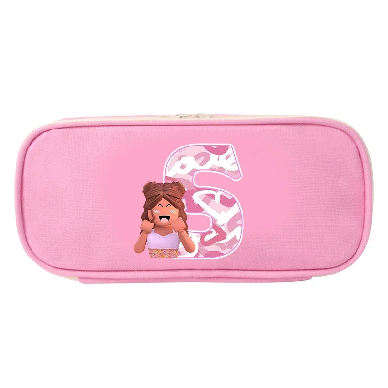 Пенал Roblox с буквой A B C школьные принадлежности канцелярские детская