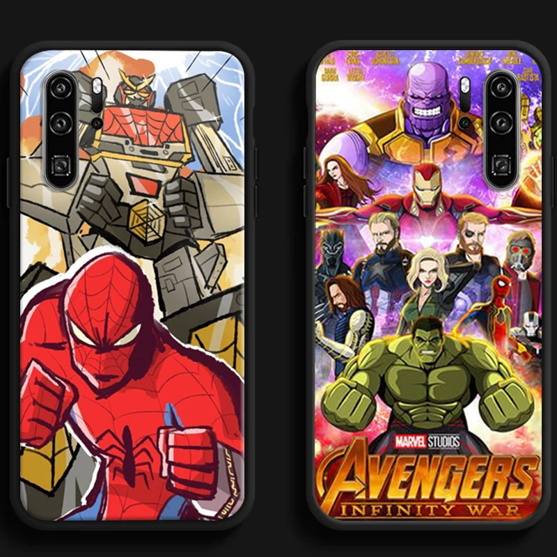 

Marvel Avengers Phone Cases For Huawei Honor Y6 Y7 2019 Y9 2018 Y9 Prime 2019 Y9 2019 Y9A Coque Carcasa Soft TPU Funda