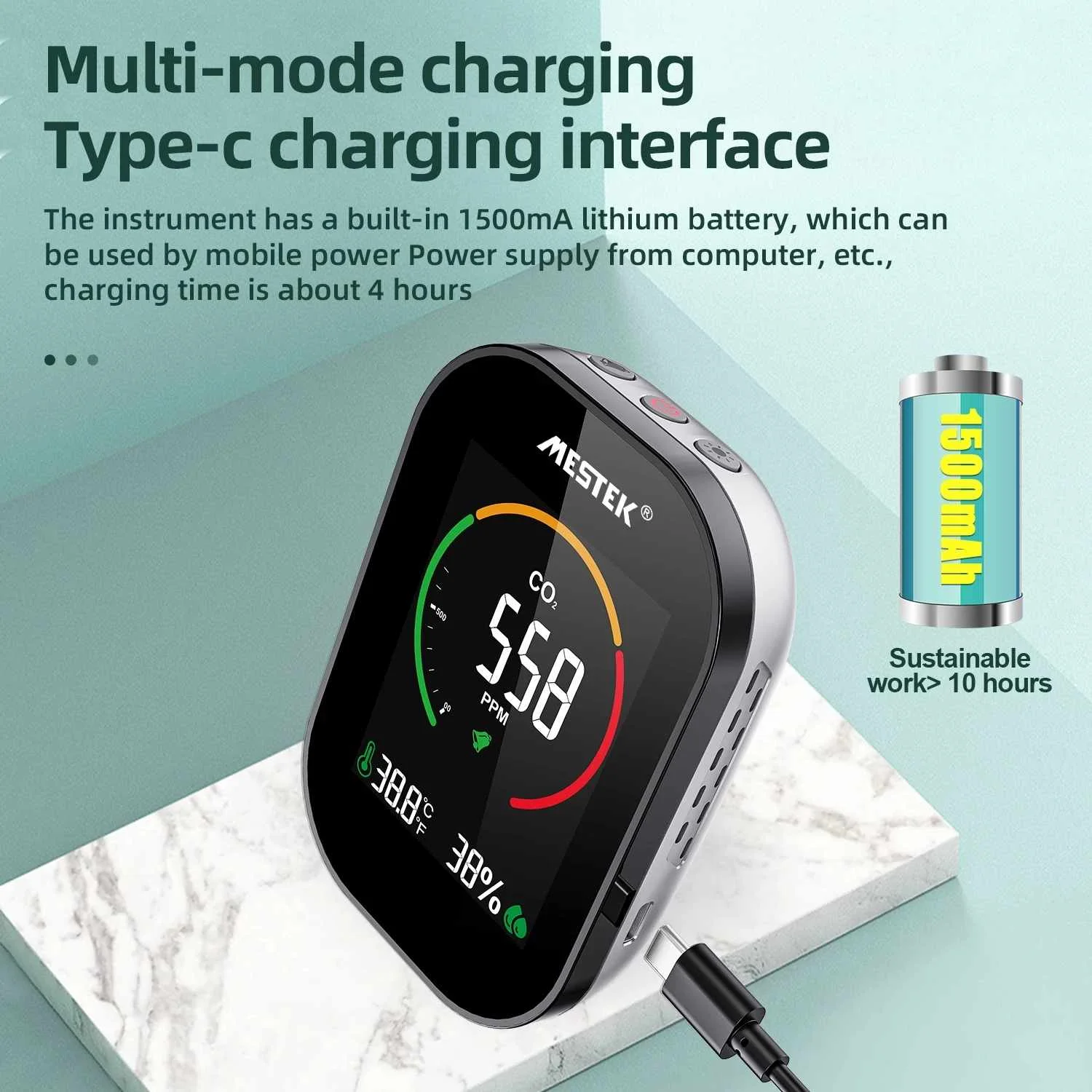 

5 в 1, датчик углекислого газа 400-5000PPM