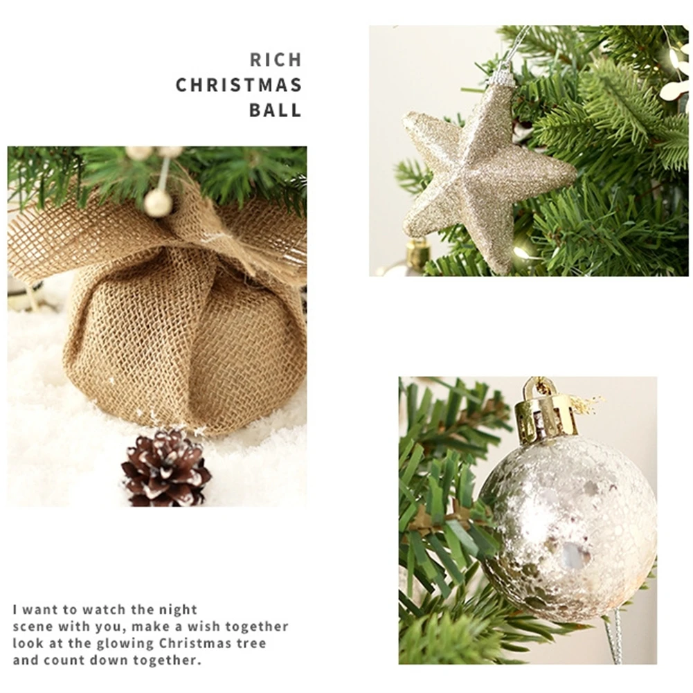 1 шт. 19 6 дюйма маленькая искусственная рождественская елка вращающаяся