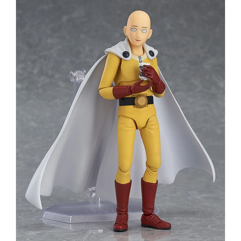 Фото 15 см аниме One Punch Man Сайтама Figma 310 ПВХ фигурка Коллекционная модель игрушки подарок на день рождения №4