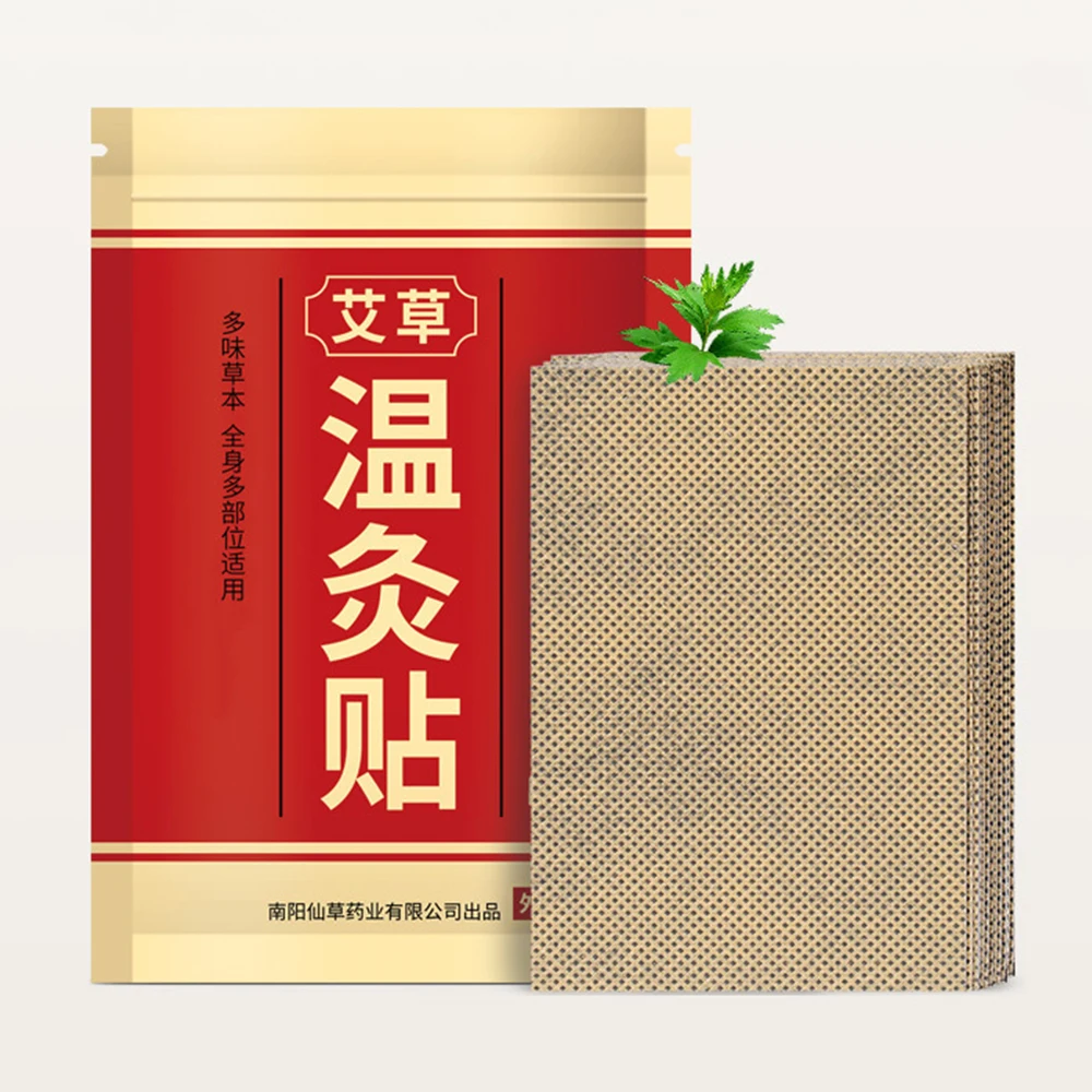 

40pcs wormwood warm moxibustion stickers shoulder neck moxa massage paste Yoga massage patch Soothing cream