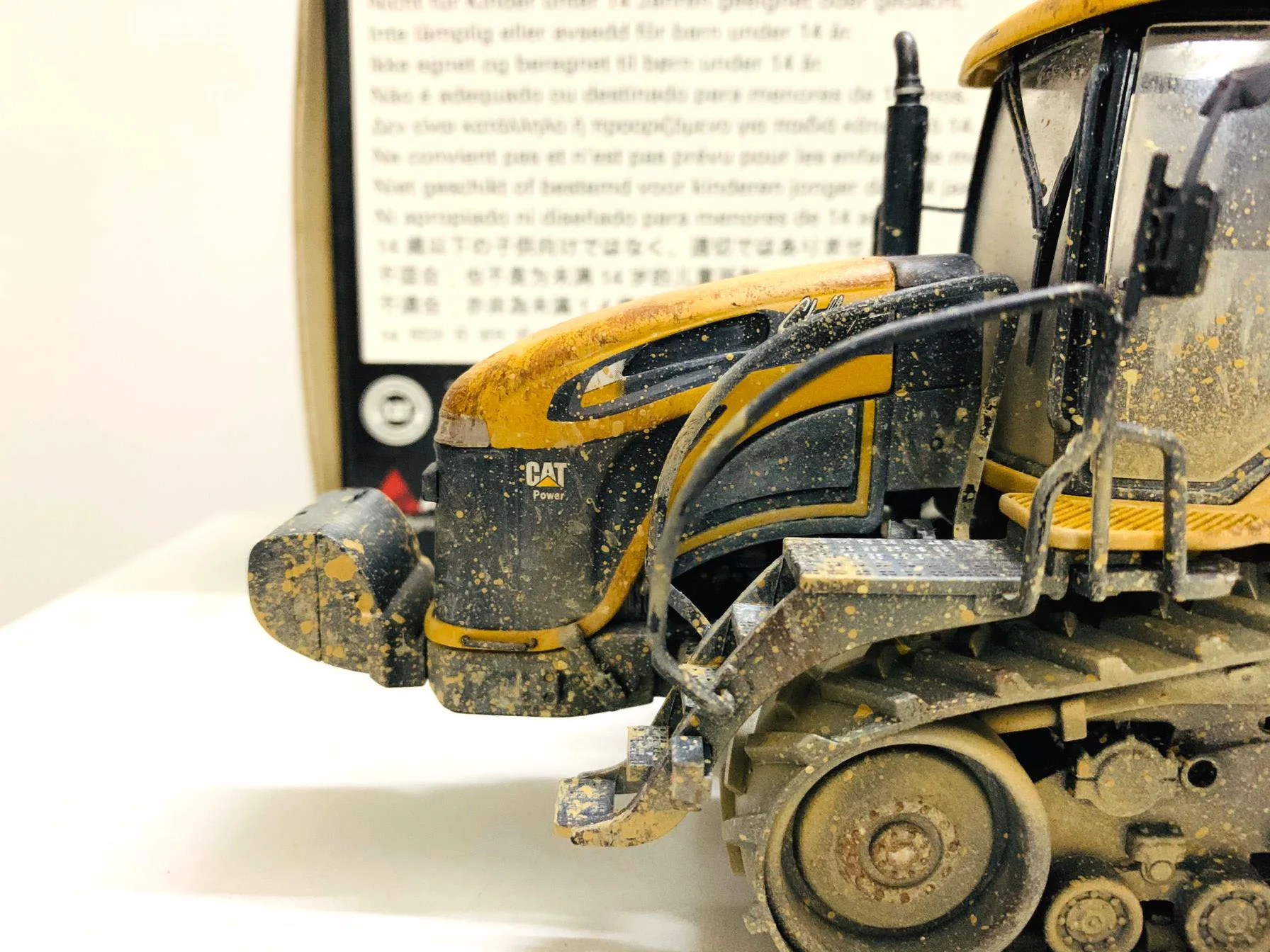 MT765C сельскохозяйственный трактор Muddy Edition масштаб 1:32 литая металлическая Модель