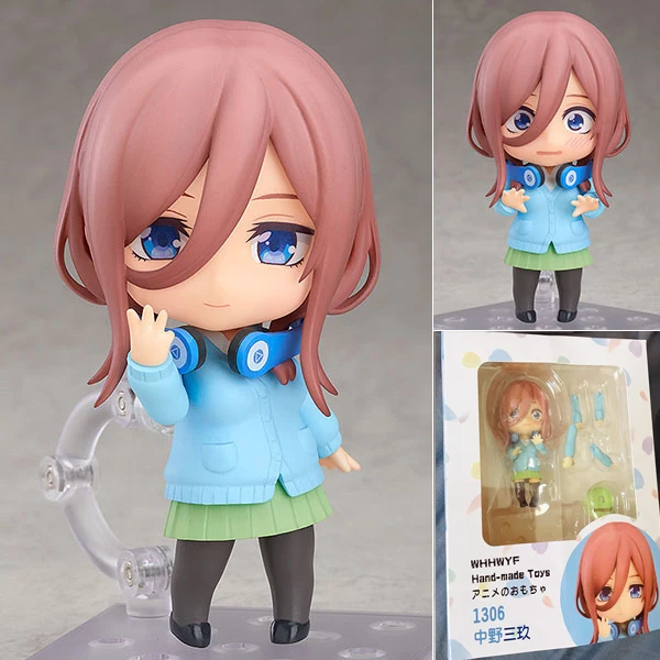 Фигурка Nendoroid The quintessence Quintuplets 1306 Nakano Miku коллекционная Игрушечная модель детские