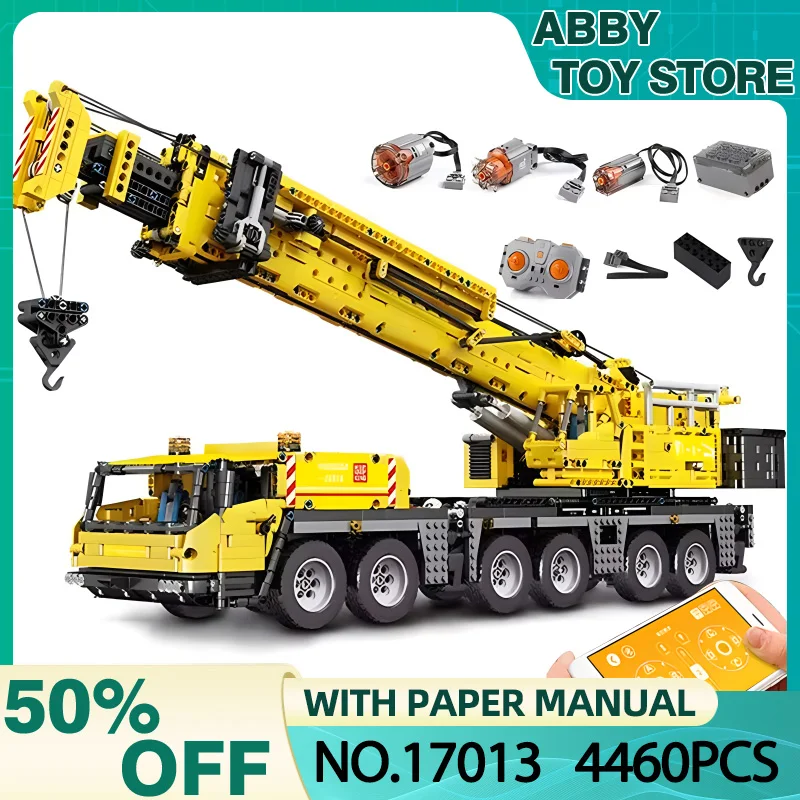 Технические строительные комплекты Mold King модели грузовика блоки игрушки для