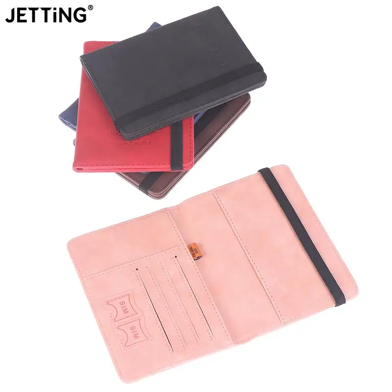 1pc PU Leather RFID Blocking Business Passport Covers Holder Bank Card ID Wallet Case Travel Accessories For Women Men