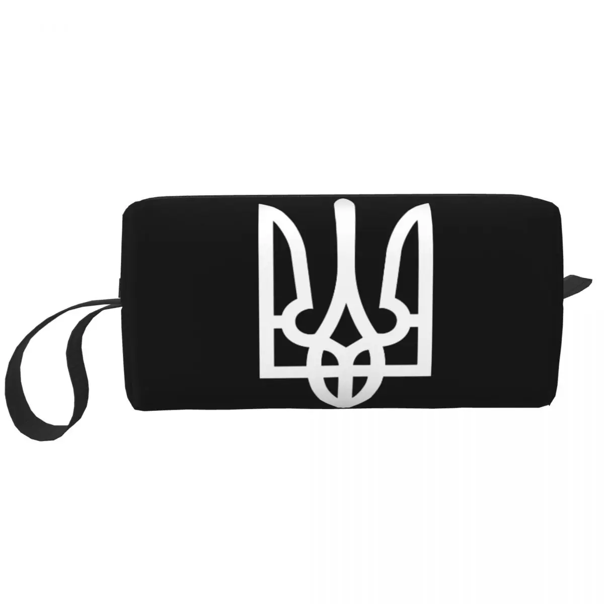 

Ukraine Special Forces Makeup Bag for Women Travel Cosmetic Organizer Ukrainian Alpha Group Military Storage Toiletry Bags Case