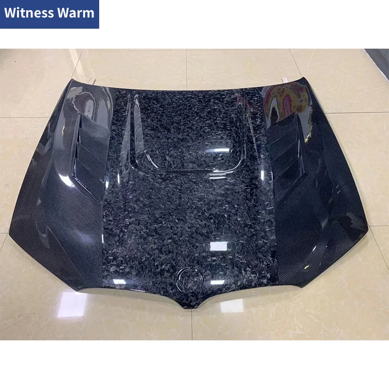 Кованый сухой капот двигателя из углеродного волокна для BMW F97 X3M F98 X4M комплект