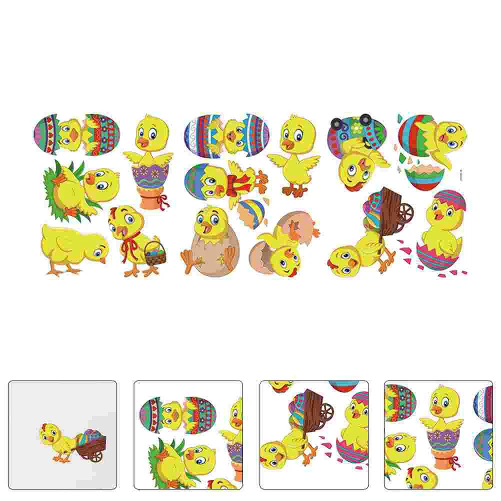 

Wall Easter Sticker Stickers Decals Adhesive Animal Nursery Wallpaper Cute Cartoon Decal Room Window