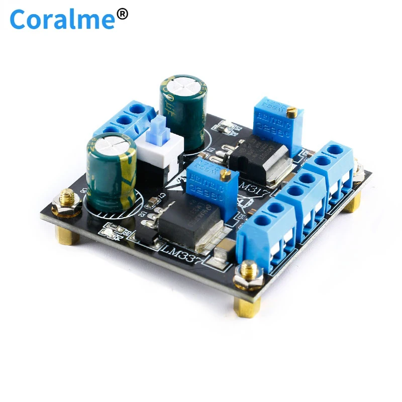 LM317 + LM337 положительная отрицательная двойная мощность регулируемая плата