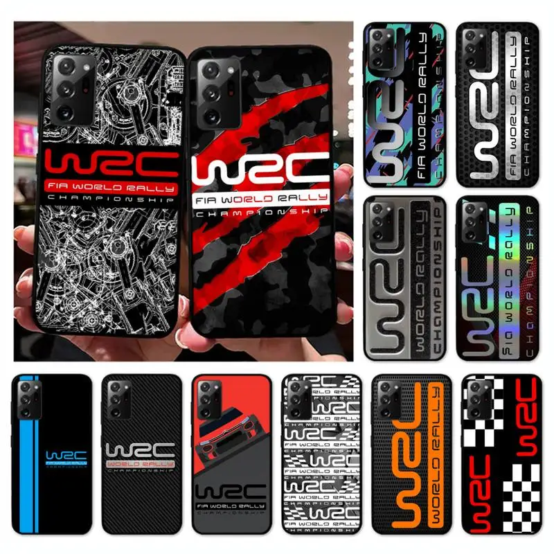 

WRC Rally Racing logo Phone Case For Samsung Galaxy Note 10Pro Note20ultra note20 note10lite M30S Coque
