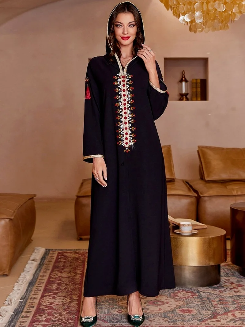 Ramadan Abaya Dubai Arabic Turkey Islam Muslim Dress Prayer Clothes Kaftans Abayas For Women Robe Djellaba Femme Musulmane