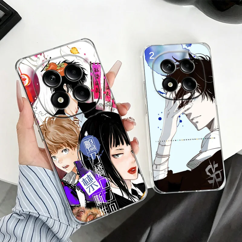Фото Чехол Kamonohashi Ron для Xiaomi 17T 15T 14T 12T 11T 10T Pro mi 10 15 14 13 12 12S 11 Lite с защитой камеры, TPU. №1
