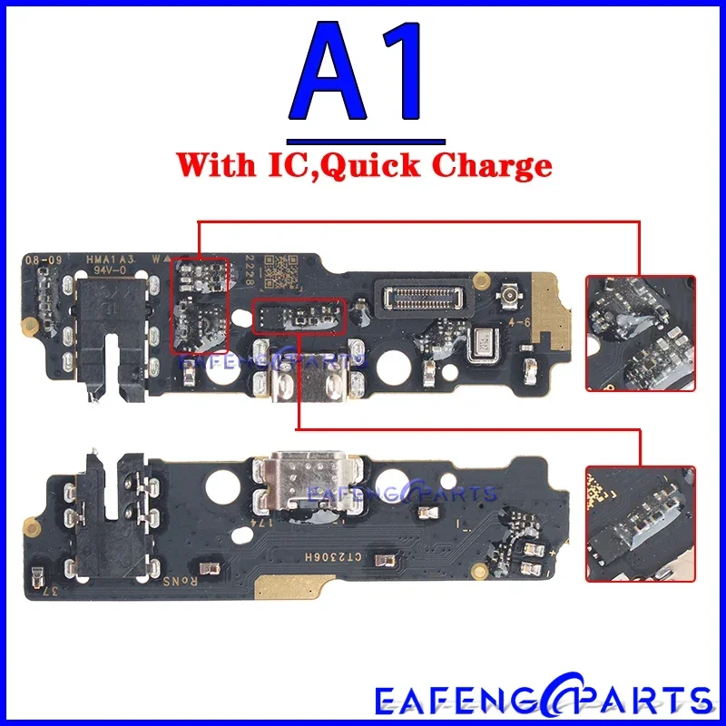 Фото USB-док-станция для зарядного устройства для Redmi A1 A1 + A2 A2 + A3, плата зарядки, модуль гибких портов №3