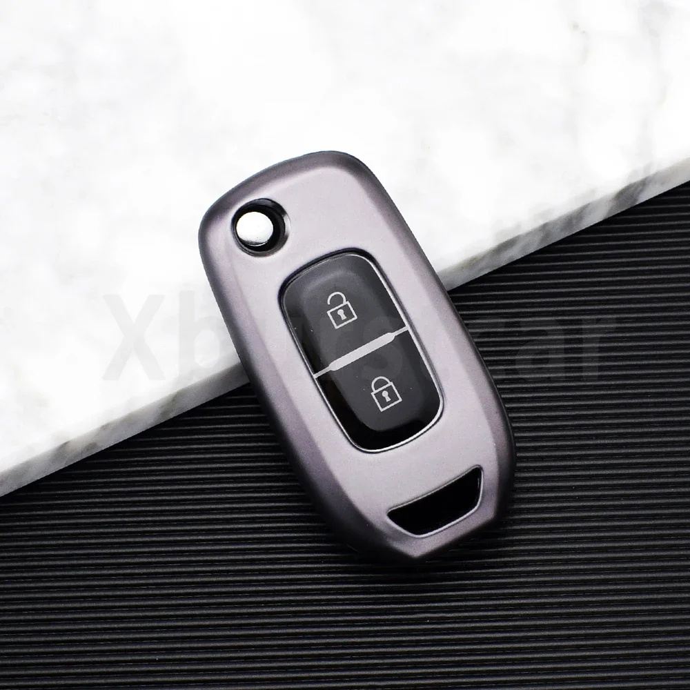 

Автомобильный флип-чехол из ТПУ, держатель для ключей для Renault Kwid 2023, Kadjar Captur Megane Sandero Stepway Logan Clio 5 2022 Arkana