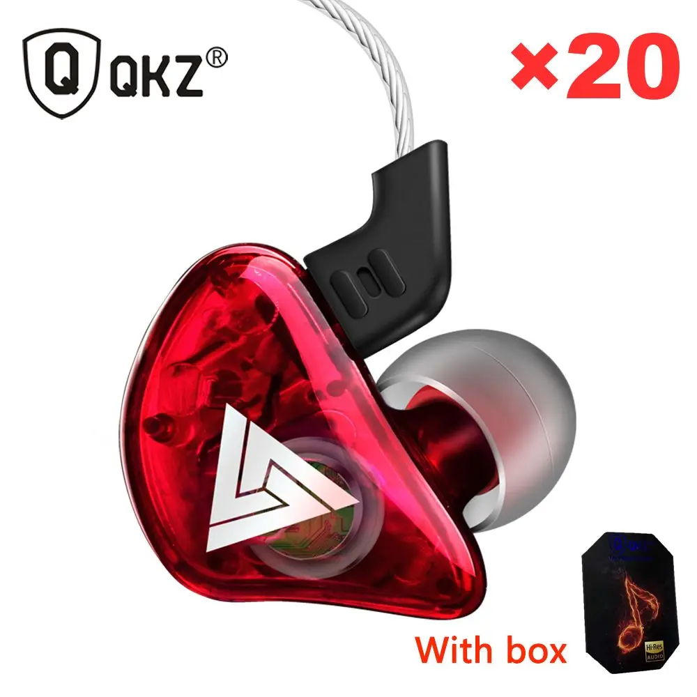 

QKZ CK5 Wired Headphones HIFI Bass Earphones 3.5mm In-Ear Headset Gamer Ps4 Noise Cancelling Earbuds With Mic Dropshipping 20pcs