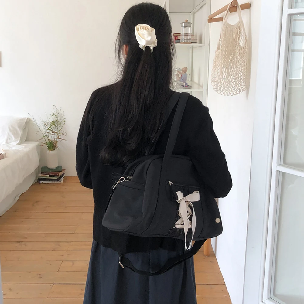 Водонепроницаемая Нейлоновая Спортивная Сумка С Ленточным Бантом Повседневная