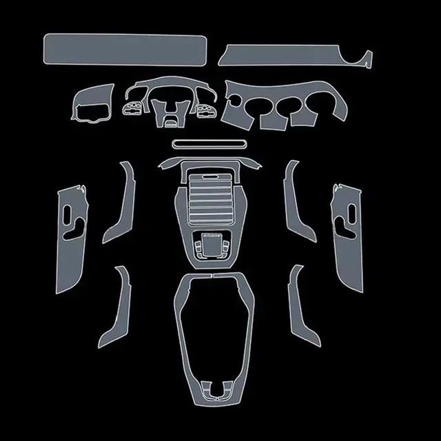 

Центральная консоль салона автомобиля, прозрачная защитная пленка из ТПУ, ремонтная пленка против царапин для Mercedes-Benz CLA 35/45 AMG 20-22 C118