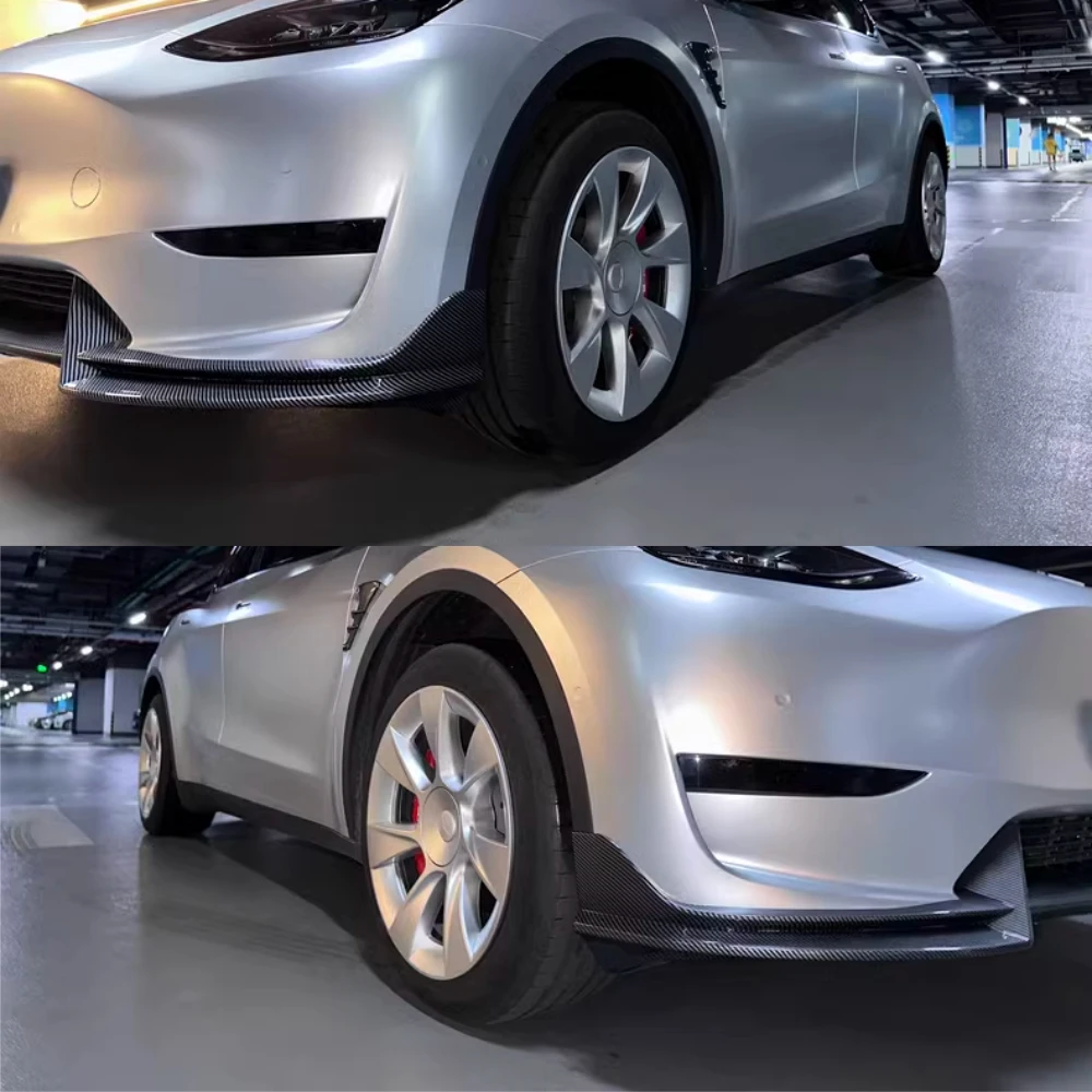 Передний бампер передняя фотосессия Совместимость с Tesla Model 3 Y 2017-2024 сплиттер