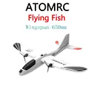 Электрический атомайзер для начинающих, летающая рыба с неподвижным крылом 650 мм, летательный аппарат FPV, радиоуправляемый самолет PNPFPV PNP, уличные игрушки