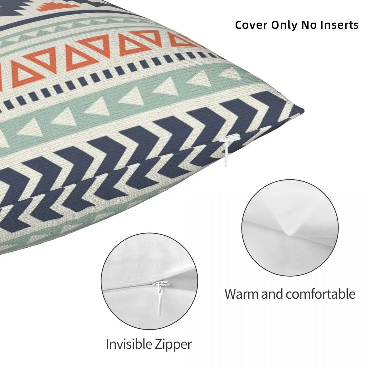 Подушка в этническом стиле 40 х40 см