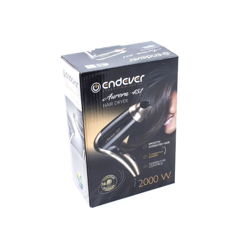 Hairdryer Endever Aurora 451 | Бытовая техника