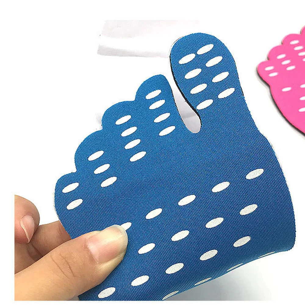 1 пара клейких подушечек для ног наклейка на подошве гибкая противоскользящая