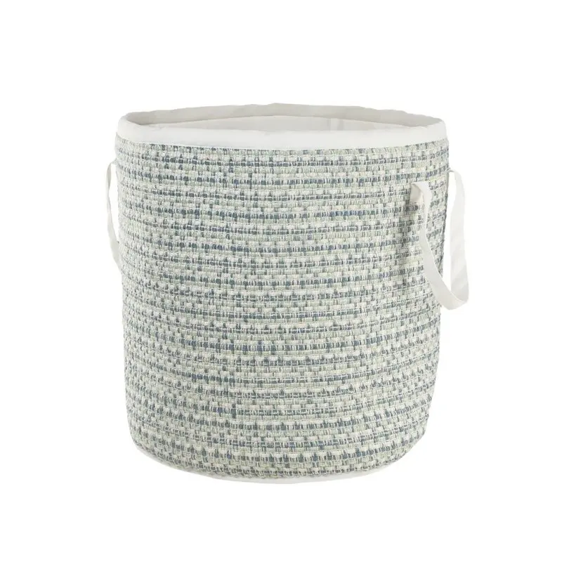 

Interwoven Coastal Delight Indoor Outdoor Storage Basket, 21" x 21" x 21", Blue / Green