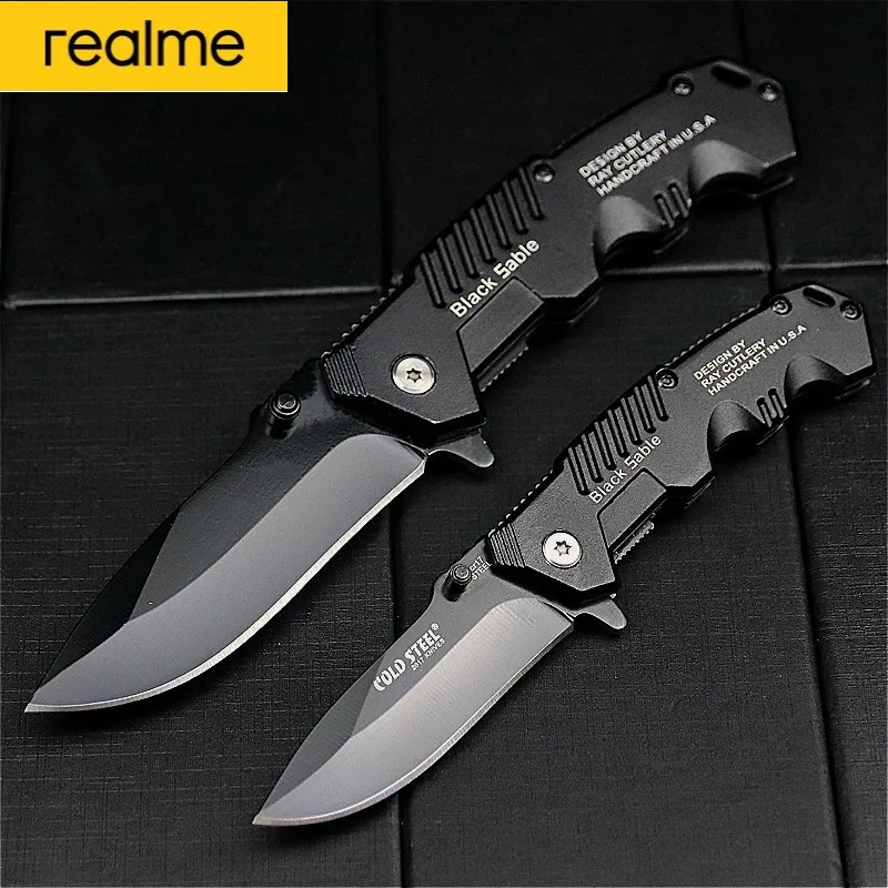 

Realme Folding Knife Tactical Survival Knives Hunting Camping Edc Multi High Hardness 3Cr13 Survival Outdoor Knife