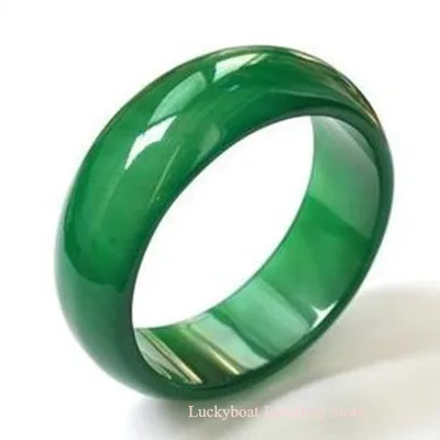 

100% Natural green jade agate rings for women men jade ring green white red jade jewelry Chalcedony tail ring