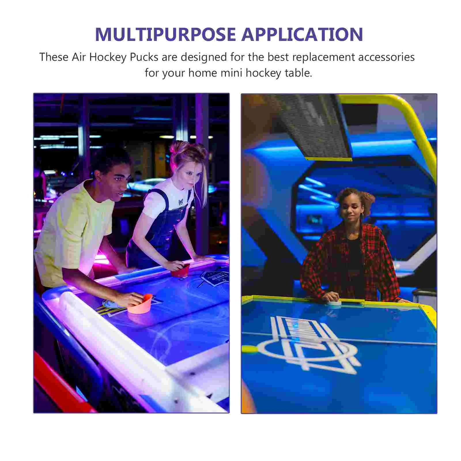 Аксессуары для игры в аэрохоккей детали шайбы настольные маленькие толкатели