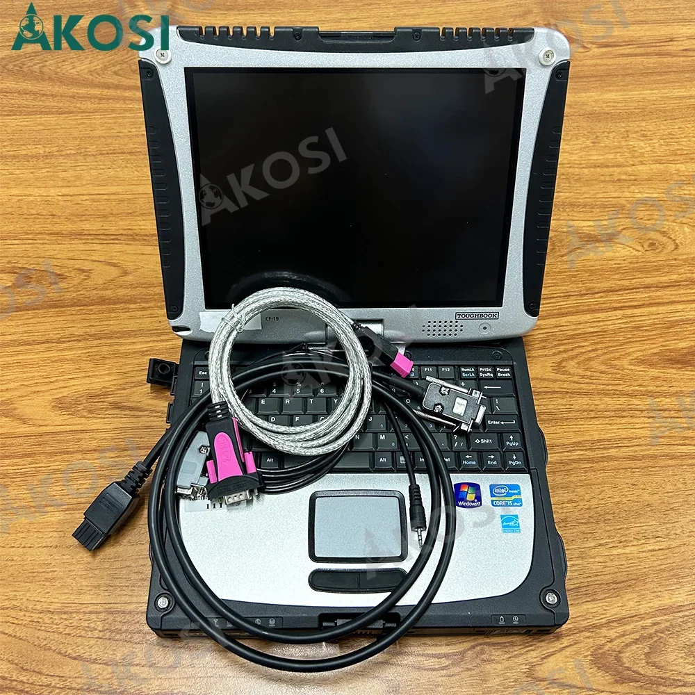 Ноутбук CF19 с диагностикой MITSUBISHI 16A68-00500 кабель для диагностического инструмента