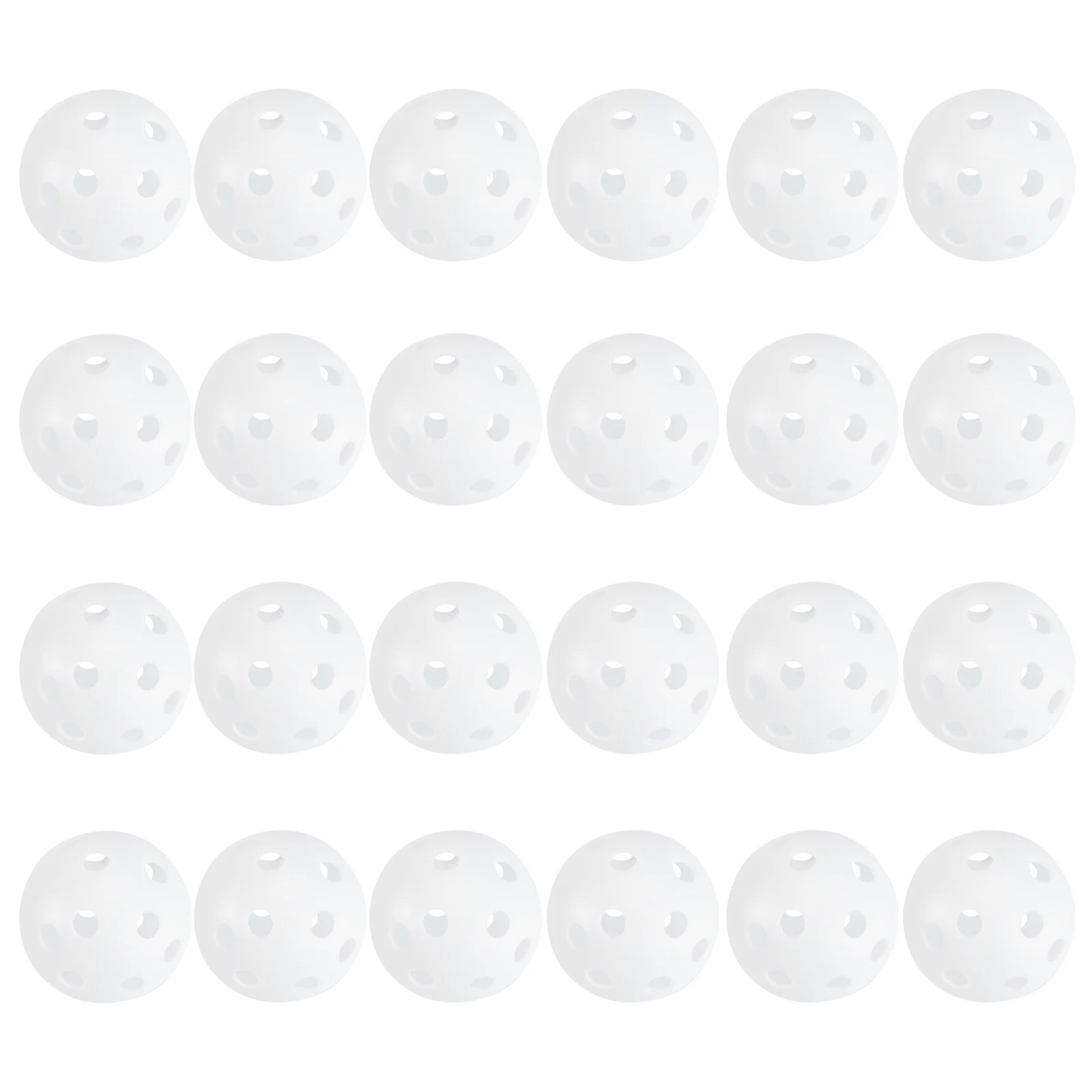 

24 Pcs Ball Toy Perforated Balls Training Outdoor Toys Hollow Practice The Gift